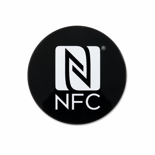 W2Taps Tap Tag — Black NFC sticker finish